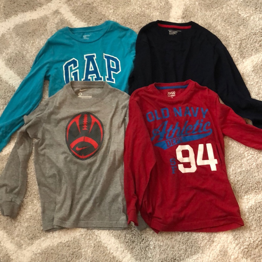 Boys lot, size medium, long sleeve tshirt